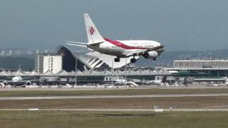 737600 Air Algérie 7TVJQ landing at Lyon St Exupéry LYSLFLL [upl. by Annat674]