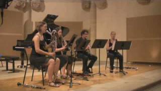 nlmlls quotPseudovalsequot avec multiphoniques pour quatuor de clarinettes Nelson Malléus [upl. by Venn]