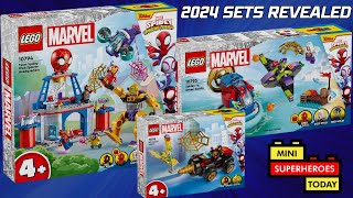 FIRST LOOK 2024 LEGO Marvel Spidey and His Amazing Friends Sets REVEALED [upl. by Ayital190]