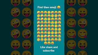 Find the emoji emojichallenge ytshorts emoji emojiquiz pleasesubscribe [upl. by Bowman]