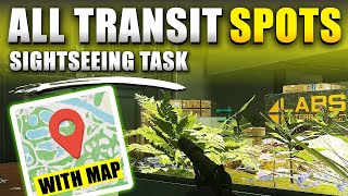 All Transit Locations with Map Sightseeing Task Guide in Escape From Tarkov [upl. by Niko]