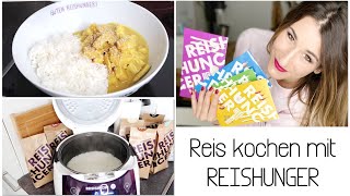 🍚 REIS KOCHEN mit dem DIGITALEN REISKOCHER von REISHUNGER  REZEPT Ananas Curry mit Basmati Reis [upl. by Lebezej]