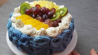 Gâteau danniversaire aux fruits [upl. by Aliab]