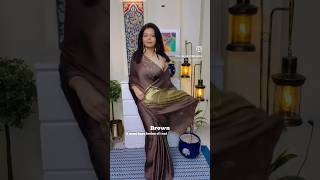 thefabartbymeenakshi saree modalsilk onlineshopping fashiontrends sareefashion song music [upl. by Zilla]