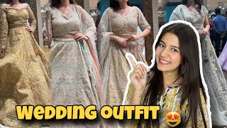 FINALLY SELECTING MY WEDDING OUTFIT  Wedding shopping amp Lehnga shopping 🛍️  gharkiphelishadi [upl. by Ikram808]