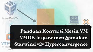 convert virtual machine vmdketc to qcow2 dengan starwind v2v converter [upl. by Iadrahs]