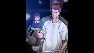 Sakuragi hanamichi x haruko  Whine in Brazil 🇧🇷 Song by Ichiss anime shorts slamdunk [upl. by Ylagam465]