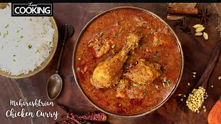 Maharashtrian Chicken Curry Chicken Masala Recipe Chicken Gravy  Chicken Recipe HomeCookingShow [upl. by Ona]