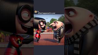 Edna And Gru Roast Each Other 🤣 memes funny ai [upl. by Sisto33]