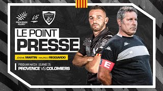 Provence Rugby  Colomiers  le point presse [upl. by Aner]