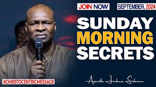 SUNDAY SECRETS 15TH SEPTEMBER 2024  Apostle Joshua Selman Commanding Your Morning [upl. by Arlee]