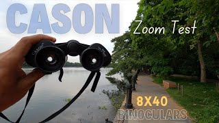 CASON 8X40 Binoculars  Cason Binoculars  Review amp Zoom Test [upl. by Nomolas]