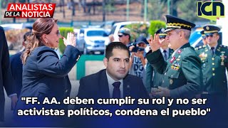 quotFF AA deben cumplir su rol y no ser activistas políticos condena el puebloquot Toscano [upl. by Charlean]