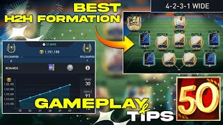 The Best H2H Formation 4231Wide  Gameplay amp Tips  Fifa Mobile 23 [upl. by Atirehgram]