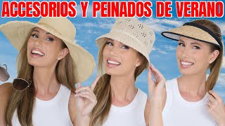 SOMBREROS PEINADOS Y LOS LENTES DE SOL PARA EL VERANO  Desiree Lowry [upl. by Delija962]