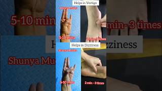 Acupressure and Mudra for Vertigo and Dizziness [upl. by Nancee]