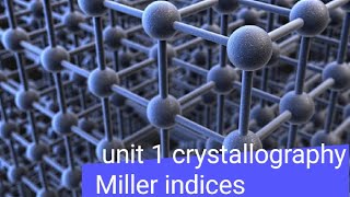 Miller indices unit 1crystallographydirection and planesengineering physics2 [upl. by Arde819]