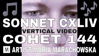 Maria Marachowska Livestream Concert Song quotSONNET CXLIVquot 144 Сонет 144 On 25112023 [upl. by Harak682]