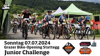 Grazer BikeOpening Stattegg Junior Challenge XCO U11 772024 [upl. by Yenots164]