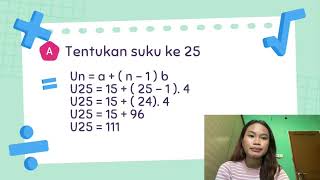 TUGAS PBL MATEMATIKA EKONOMI UBSI  Slipi Penjelasan Barisan Dan Deret Aritmatika dan Geometri [upl. by Cates]