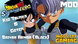 Sparking Zero MOD Kid Trunks amp Goten Armor Black [upl. by Congdon]