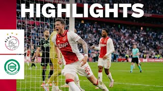 First Ajax goal for Wout Weghorst 🫡  Highlights Ajax  FC Groningen  Eredivisie [upl. by Jules780]