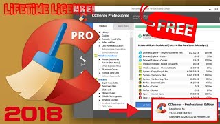 How To Get CCleaner Professional Lifetime License 2018 [upl. by Natica427]