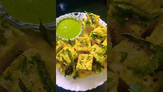 Vati Dal na Khaman  Chana Dal Dhokla Recipe shorts dhokla khamandhokla youtubeshorts [upl. by Eedolem]