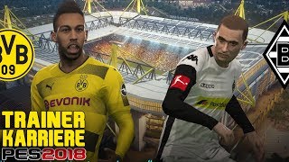 ALTER BIN ICH NOCH BESOFFEN Bundesliga Trainer Karriere  Pro Evolution Soccer 2018 [upl. by Ayojal]