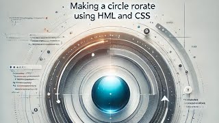 Making a circle rotate by using HTML and CSS [upl. by Carri2]