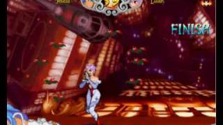 Lets Play Darkstalkers 3 Felicia Part 3 MAME [upl. by Latsirk]