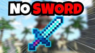 NO SWORD CHALLENGE Minecraft [upl. by Ettenoitna197]