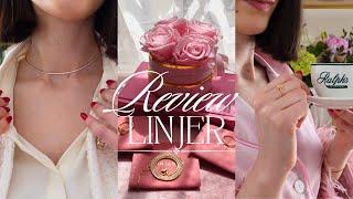 LINJER JEWELRY REVIEW AND TRYON  AFFORDABLE LUXURY JEWELRY COLLECTION [upl. by Rama]