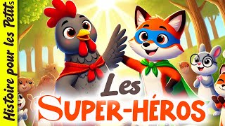 Le renard et la petite poule🐔Histoire pour sendormir Conte pour enfant en français livre audio [upl. by Rayford]