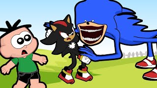 Cebolinha e Cascão contra Sonic Shin Tapes e Shadow [upl. by Whitnell245]