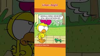 Kertenkele 🦎  Limon ile Zeytin çizgifilm shorts short [upl. by Alliuqet]