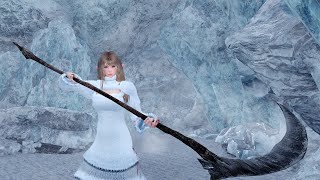 Skyrim Mods New Scythe and Lance Weapon Animation [upl. by Dnesnwot710]