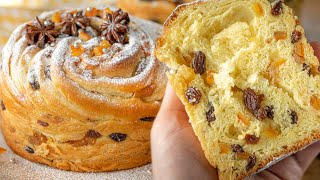 Incredibly delicious Kulich Craffin  EASTER BREAD  easter brioche easy recipe  paska  asmr [upl. by Akimrej710]