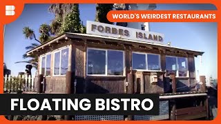 Floating Island Bistro  Worlds Weirdest Restaurants  S02 EP15  Reality TV [upl. by Dnalwor]