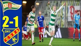 KS Lechia Gdańsk 21 OKS Odra Opole Skrót  1 LIGA 202324 [upl. by Notna]