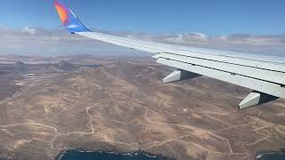 Landing at Fuerteventura airport [upl. by Ecniuq]