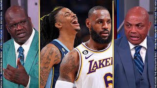 Inside the NBA reacts to Lakers vs Grizzlies Game 1 Highlights  2023 NBA Playoffs [upl. by Atilol]