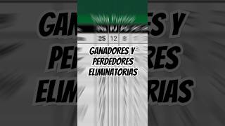 🔥 GANADORES Y PERDEDORES DOBLE FECHA DE ELIMINATORIAS CONMEBOL eliminatoriasdeconmebol chile [upl. by Sheldon272]