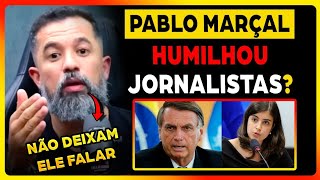 PABLO MARÇAL CONFRONTA 3 JORNALISTAS EM SABATINA [upl. by Evelinn]