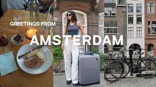 girls trip to amsterdam  packing up my life to move to europe for the summer ✈️ [upl. by Bello]