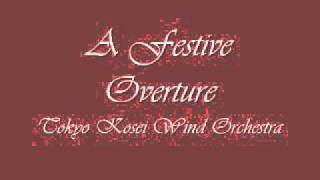 A Festive Overture Tokyo Kosei Wind Orchestra [upl. by Alyat]