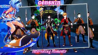 Genshin，Interesting Moments EP17duetnightabyss FYP GenshinGenshinImpact [upl. by Ayatnohs]