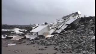 Porthcawl Storm Damage 90 [upl. by Braynard]