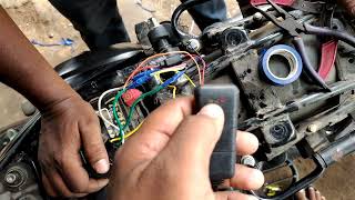 Jawa Bike Gps TrackerBike Gps install with RelayBike GpsCar Gps TrackerGpsmastermanoj bullet [upl. by Dudden]