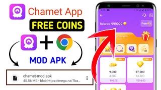 Chamet app hack  chamet app free diamonds  chamet app free coins  Chamet app unlimited diamonds [upl. by Yeltnarb]